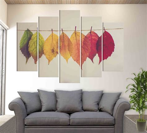 fall canvas wall decor|autumn leaves canvas prints.